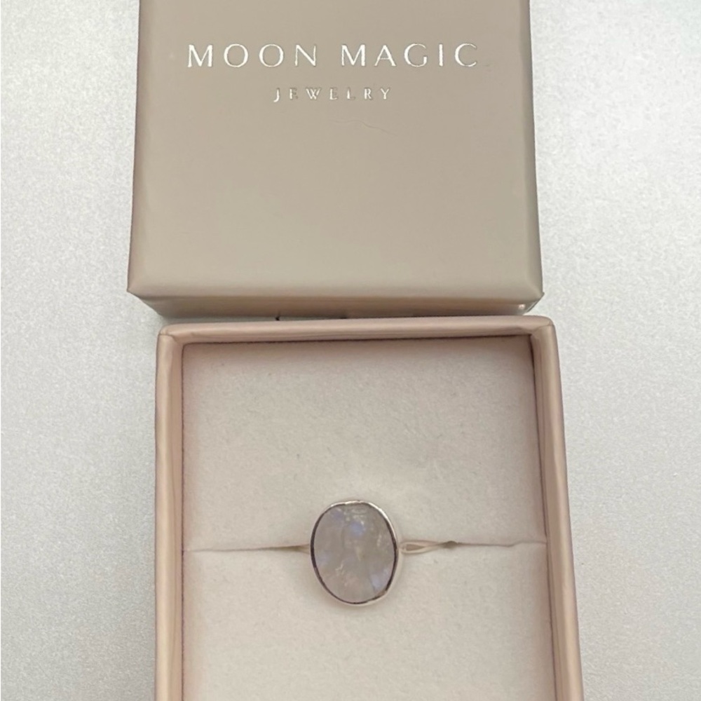 Moon Magic Moonstone Ring Size 7